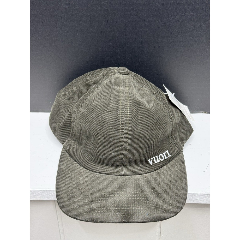New Vuori Unisex Peformance Cord Hat Oregano Green Baseball‎ Cap Cotton NWT